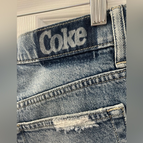 Coca-Cola x Lucky Brand Collab NWT Women’s 90s Midi Short Size 2/26 Y2K - Picture 8 of 12